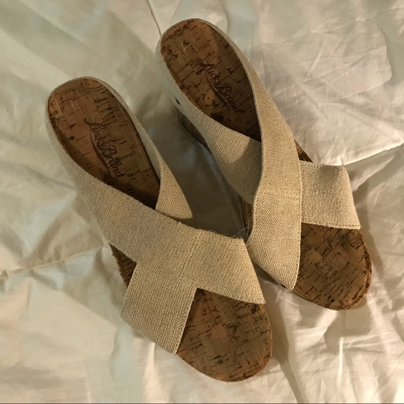 Lucky Brand Miller2 Wedge Sandal Sz 9.5 - Picture 2 of 8